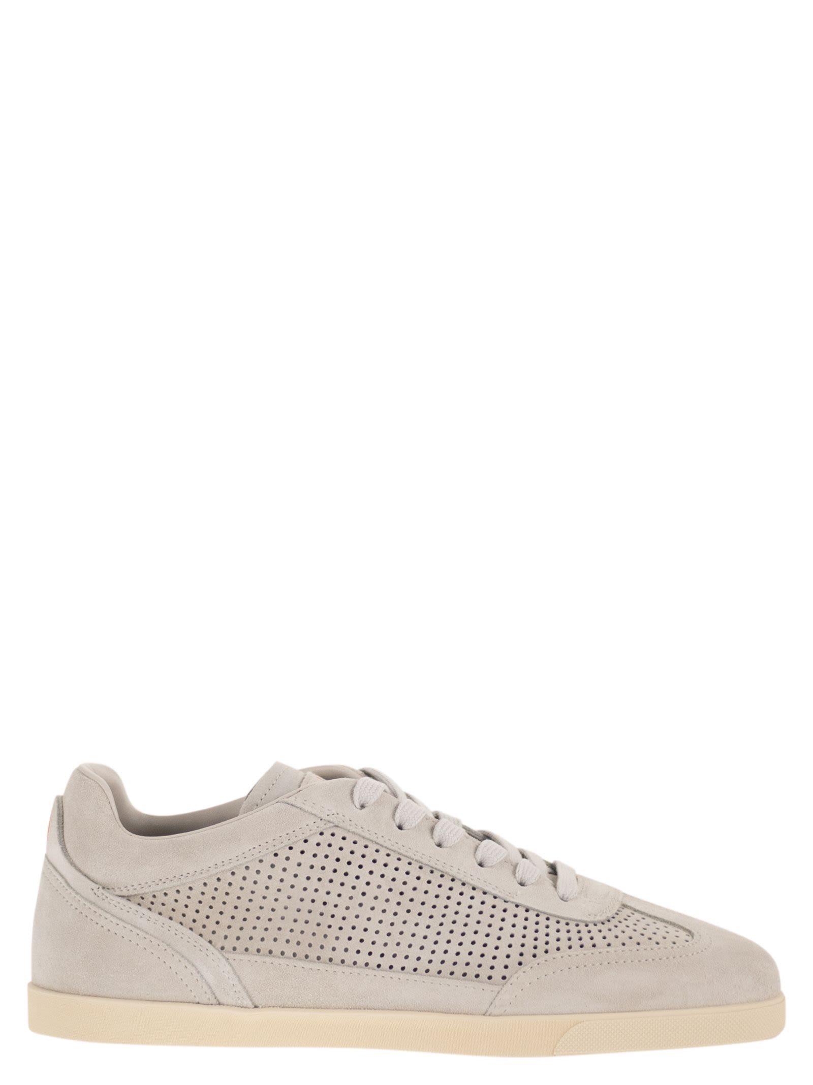 Perforated Calfskin Sneakers